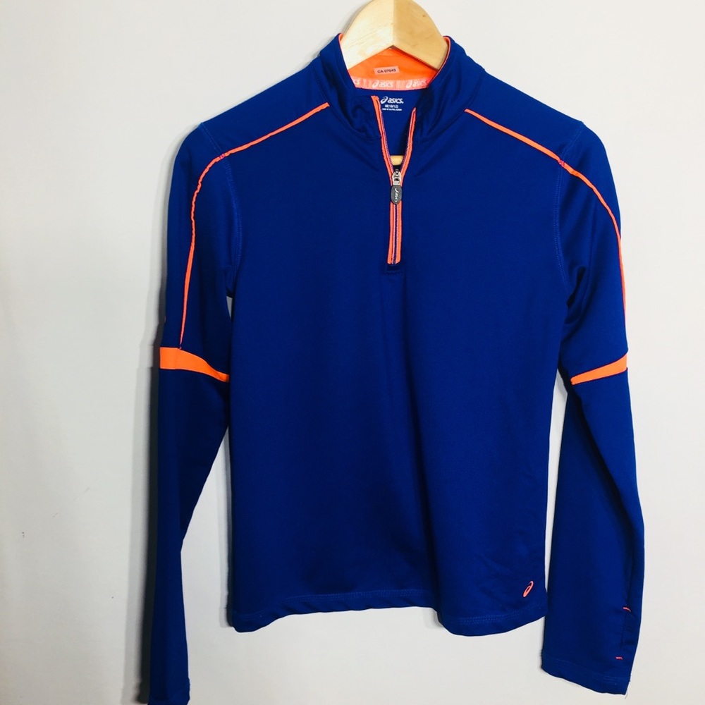 ASICS Boy Active Wear Sport Top Gym Athletic Skate Ski Hockey Youth Sweatshirt
